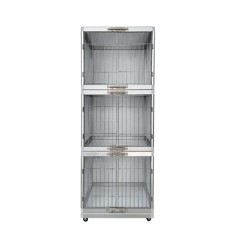 Wholesale Price High Appearance Three-Layer Cat House Villa Display Cages High Quality Pet Cage