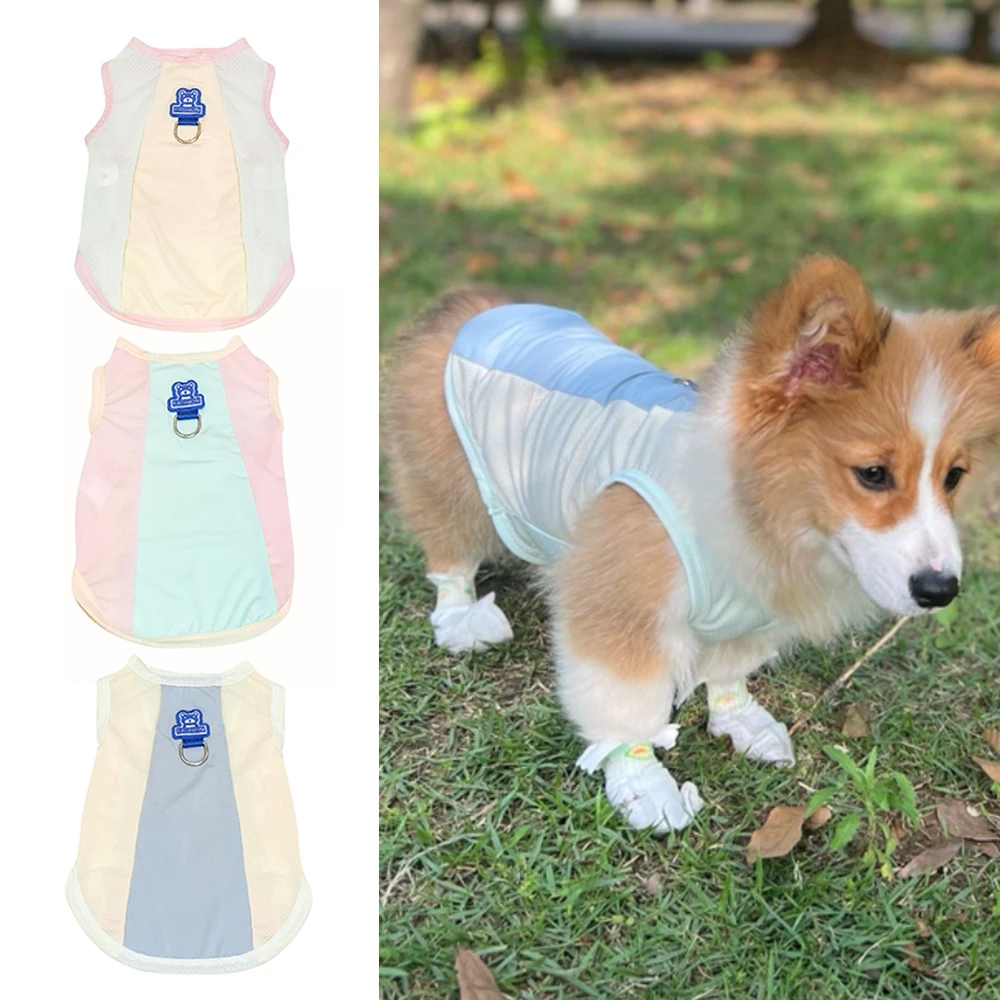 

Cooling Dog Cat Vest Summer - Breathable Mesh UV Protection Sleeveless Shirt, Ice Silk Pet Cooling Jacket for Hot Weather
