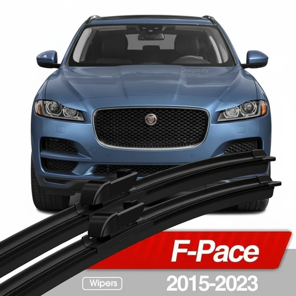 

For Jaguar F-Pace F Pace X761 2015-2023 Front Windshield Wiper Blades 2pcs Windscreen Accessories 2016 2017 2018 2019 2020 2021