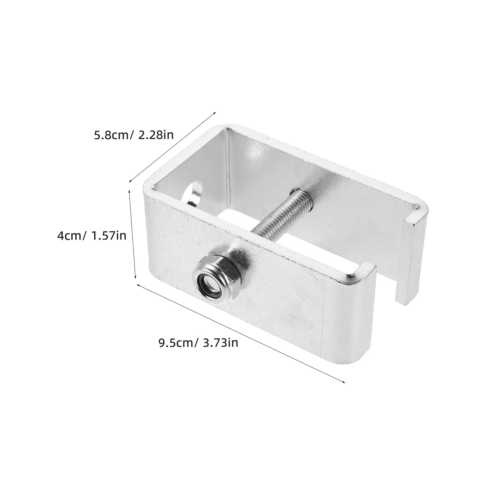 2Pcs Stainless Steel Trolley Track Hanger Bracket Heavy Duty Corrosion Resistant for Workshop Garage Ceiling Mount Channel Track