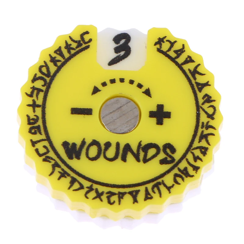 Innovative And Practical Random Color Small Size Counter 20MM Health Damage Wounds Tracker 1PC 0-9 Life Tracker