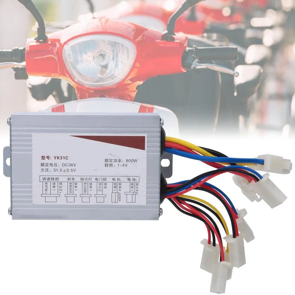 36V 800W DC Motor Controller for Tricycle Scooter - Brush Motor Regulator