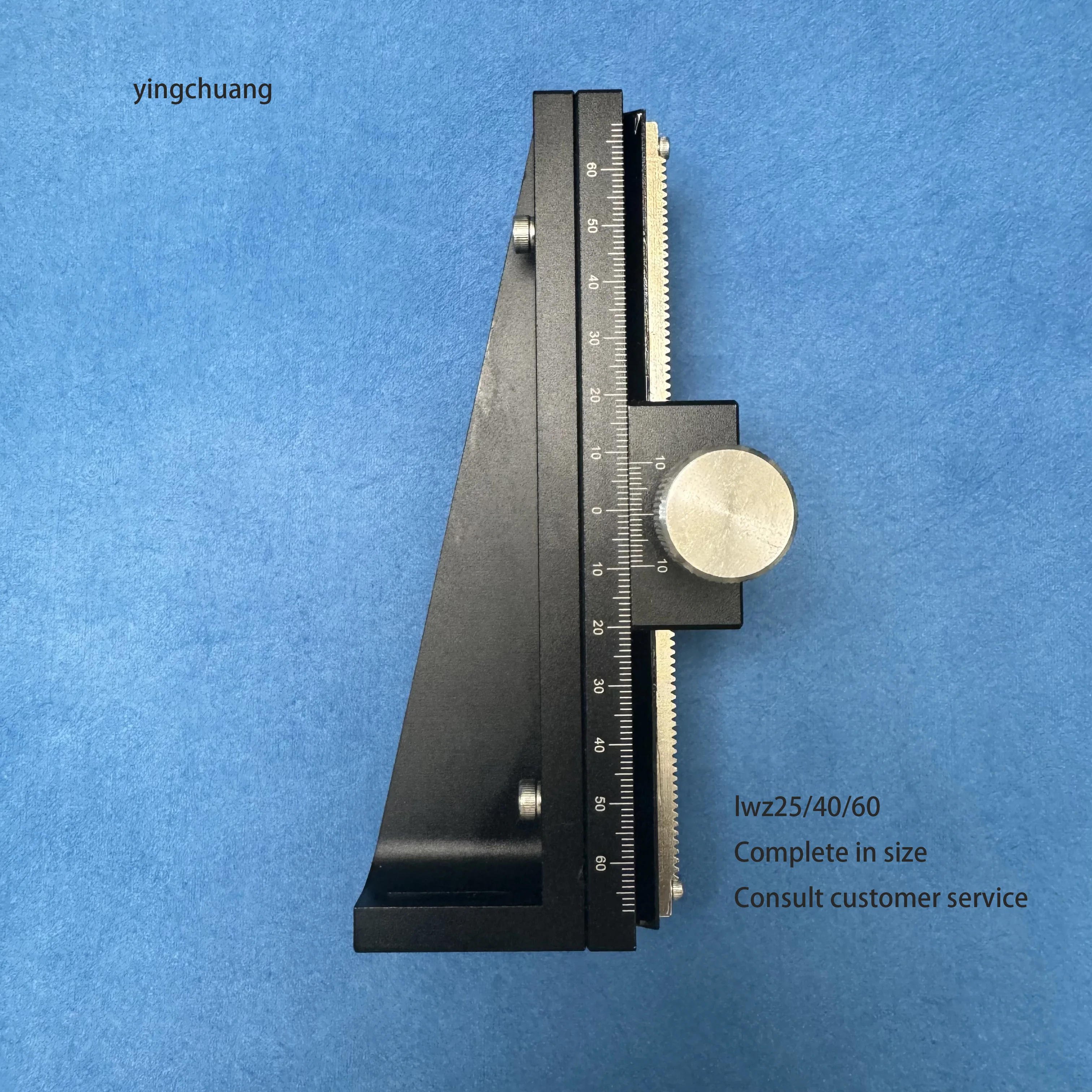 lwZ40-100/150/2 Z Axis Long-range Dovetail Trimming Slide Table Manual Displacement Platform Stage LWX/LWZ40 Linear displacement