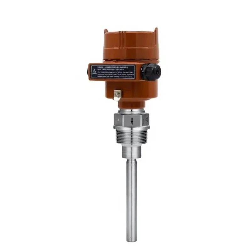 High Sensitivity Single Rod Vibrating Level Switch Stainless Steel Solids Level Sensor for Powder and Granular Materials