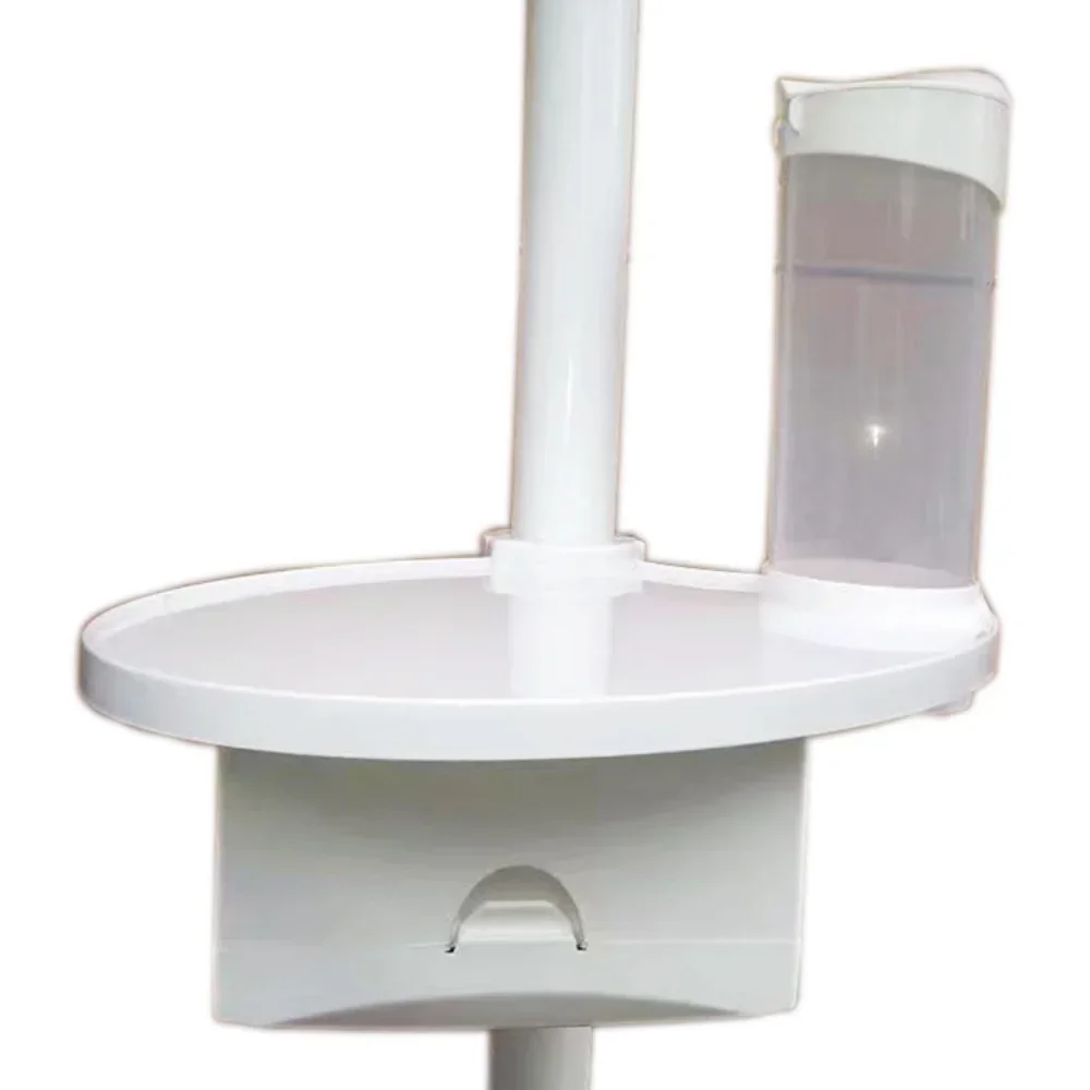 Portavasos 3 en 1 para silla Dental, pañuelos de papel con caja de soporte de almacenamiento, mesa adjunta, bandeja, caja de pañuelos, banco de