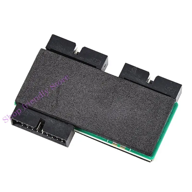 594A USB3.0 Hub 19pin 1 a 2 Extensão do cabeçalho com o modular da placa -mãe modular Dados transmissão dados do