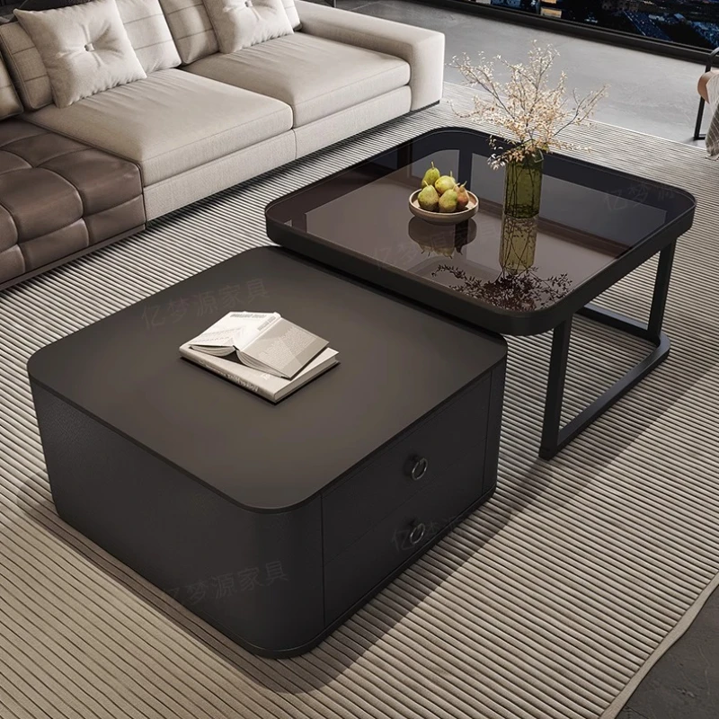 

Storage Hardcover Coffee Table Floor Frame Living Room Square Coffee Table Cool Design Tavolini Da Salotto House Accessories