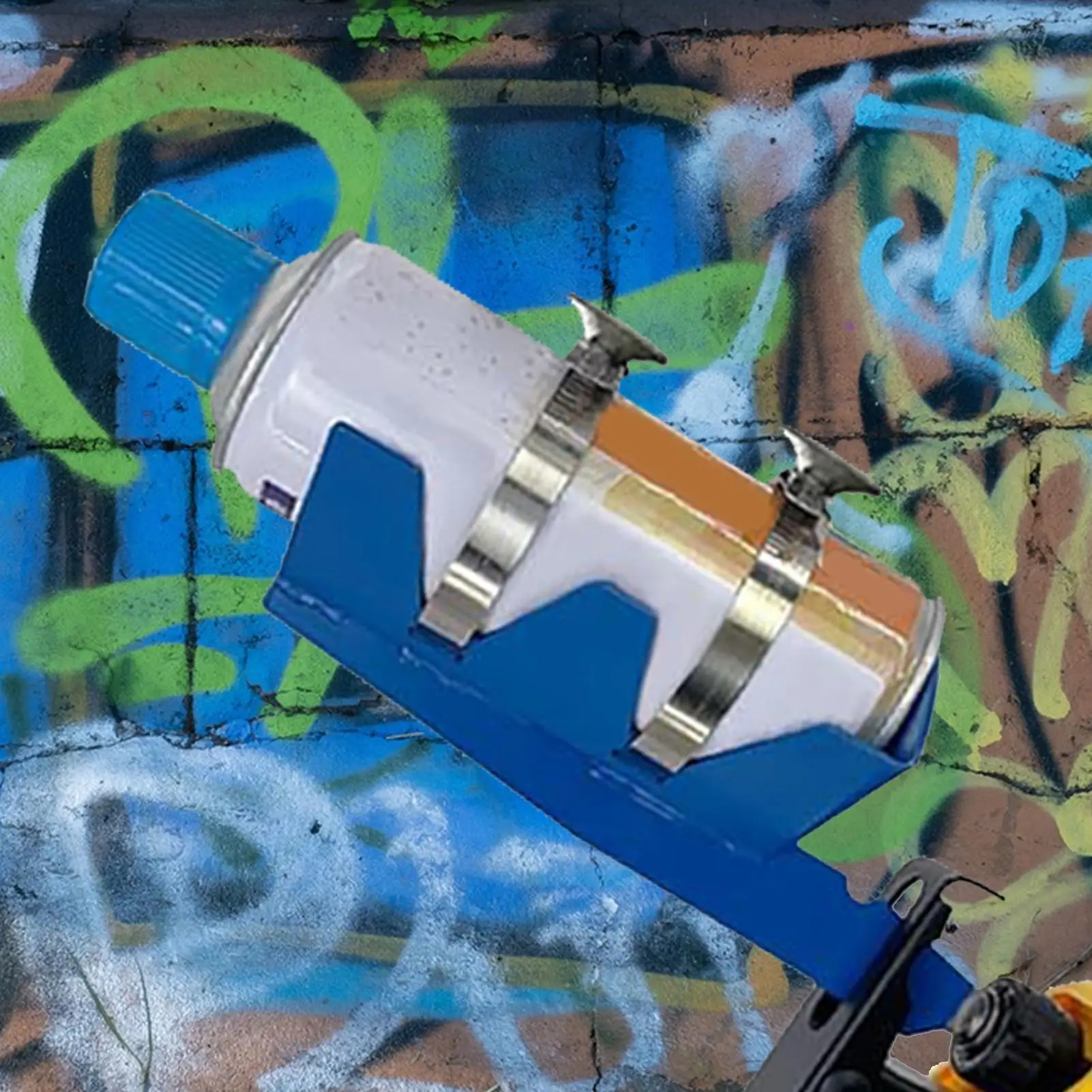 Paint Can Shaker With Double-Fixed Belts Stainless Steel Home Supplies Spray Paint Attachment For Cocktails Sauces Outdoor