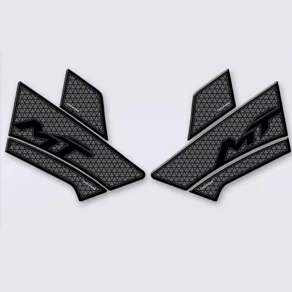 Motorcycle Anti-scratch Rubber Oil Tank Protection Sticker Decals Tank Pad Side Grips Protection For CFMOTO 450MT 450 MT