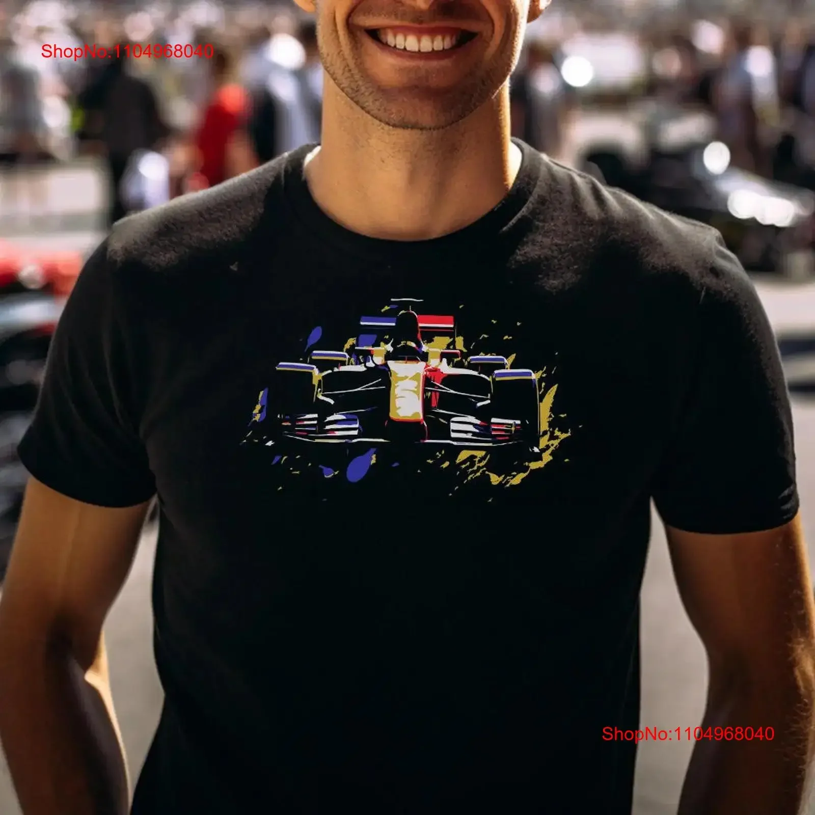 Cores de carro de corrida t camisa engraçado corrida aniversário pai tio avô pista vermelha touro dia dos pais topo vintage lavado