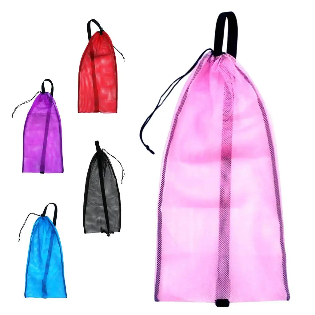 

Scuba Diving Mesh Gear Bag Adjustable Shoulder Strap Waterproof Backpack for Snorkeling Swimming and Diver Accessories