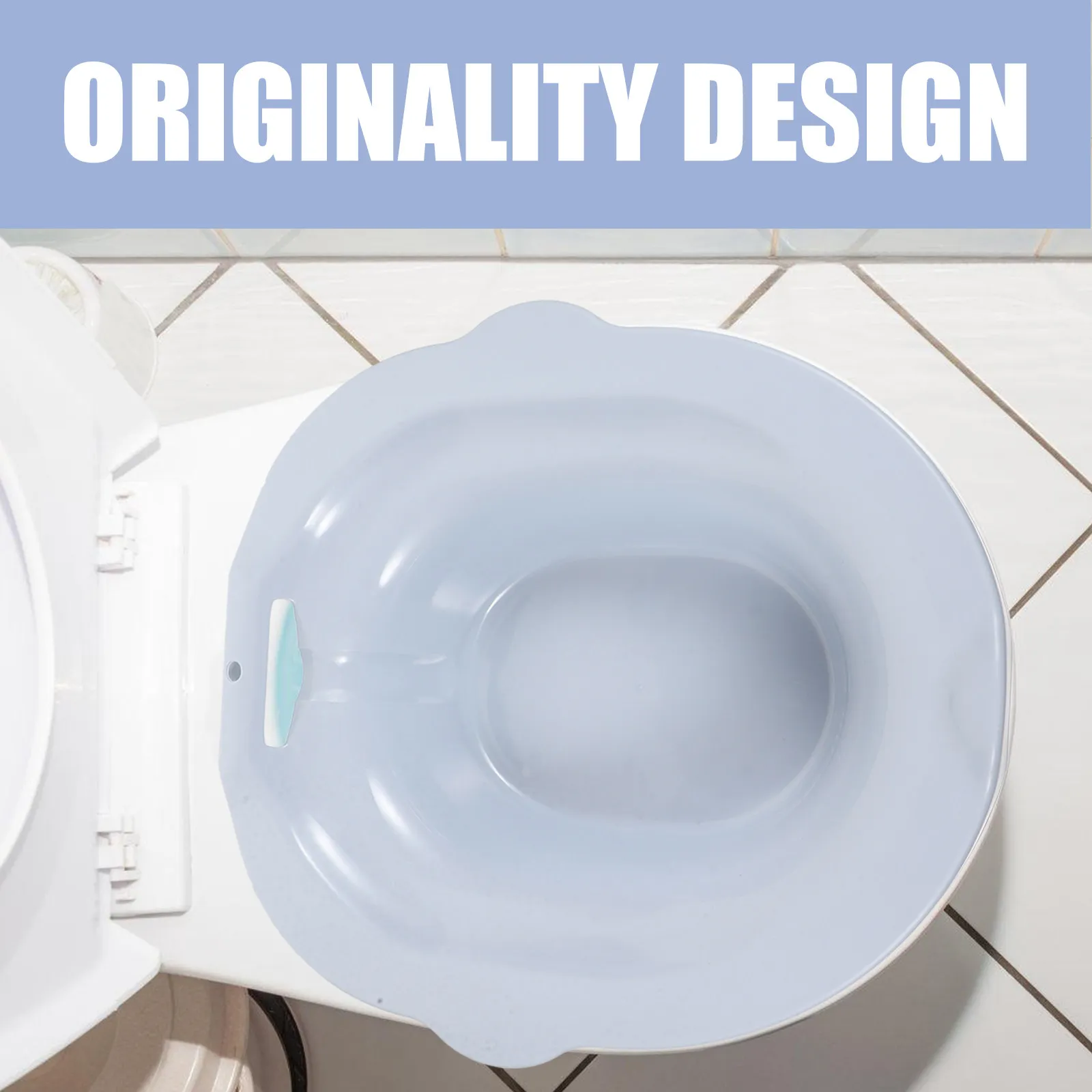 

Ванночка для послеродового ухода из полипропилена для беременных и молодых мам, большая, удобная, для сидячих ванн, для мытья, над унитазом, при геморрое