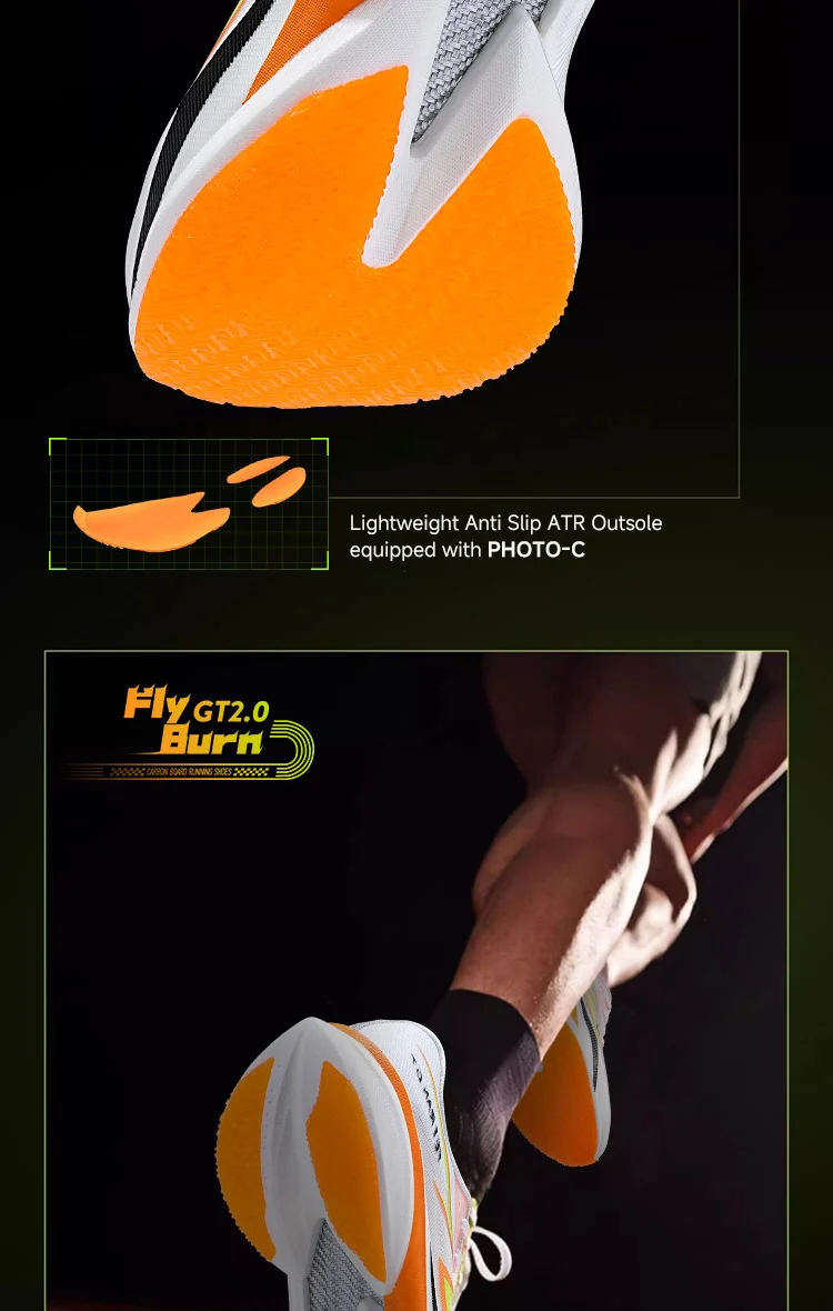 IRUNSVAN Professionelle Marathon-Carbonplatte für Herren, dämpfende Stoßdämpfung, atmungsaktiv, leicht, Laufschuh 106 – Detail 12