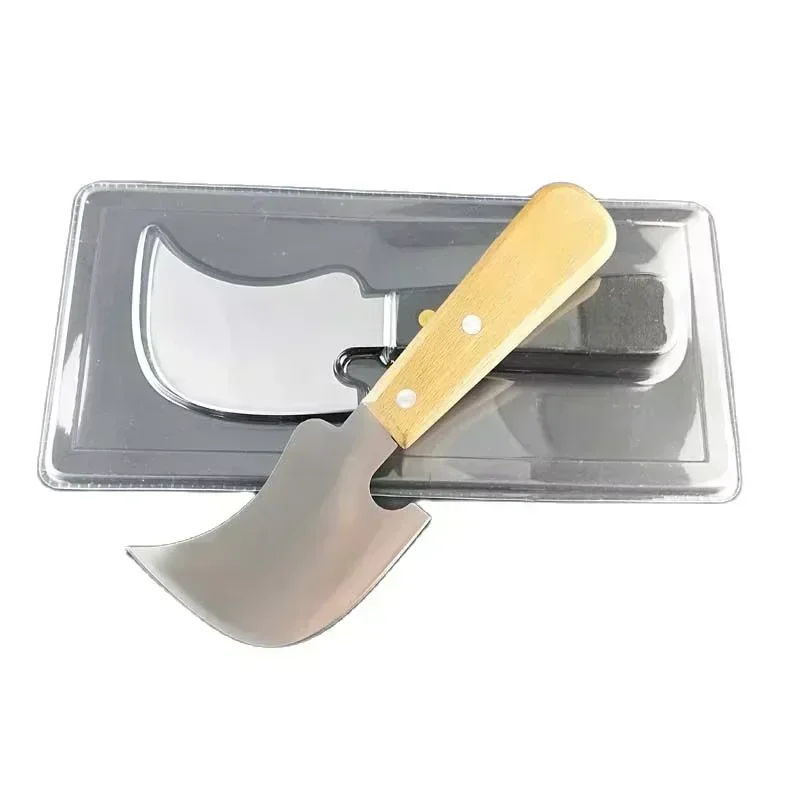 20cm Quarter Moon Knife Weld Seam Guide Cut Trimming Knife 1Pcs Groove Vinyl Floor Sciving Leather Cut Trimming Knife