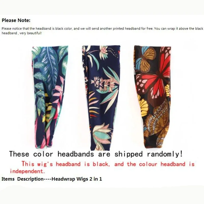 Fashion Long Straight Synthetic Wig for European American Women New Style Full Headwrap Wig