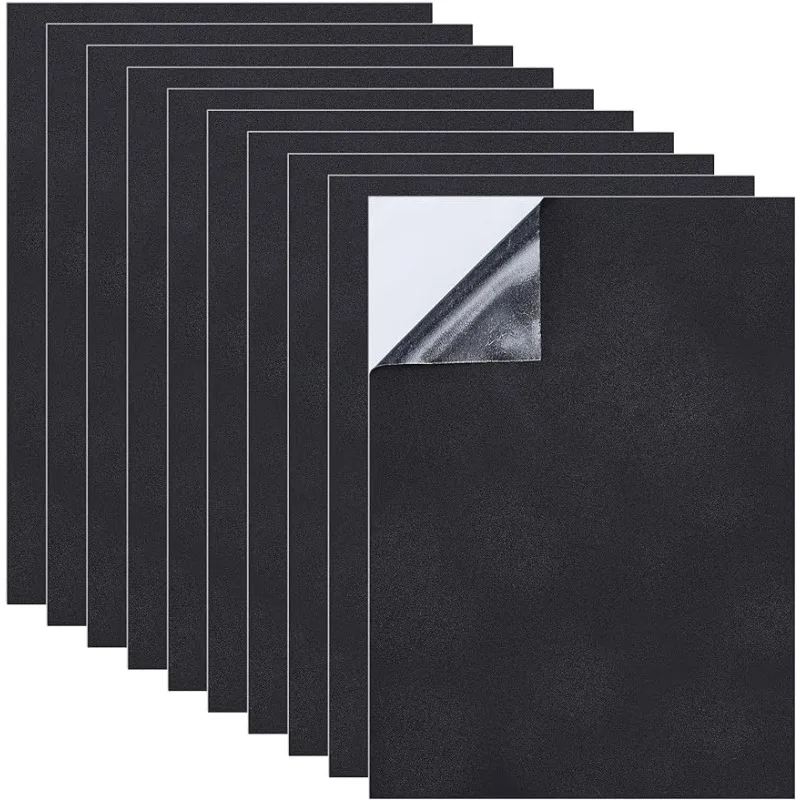10PCS 1mm Thick Self-Adhesive Foam Sheet 8.3x11.8 Insulation Foam for Halloween Decor, Containers and Furniture Protection