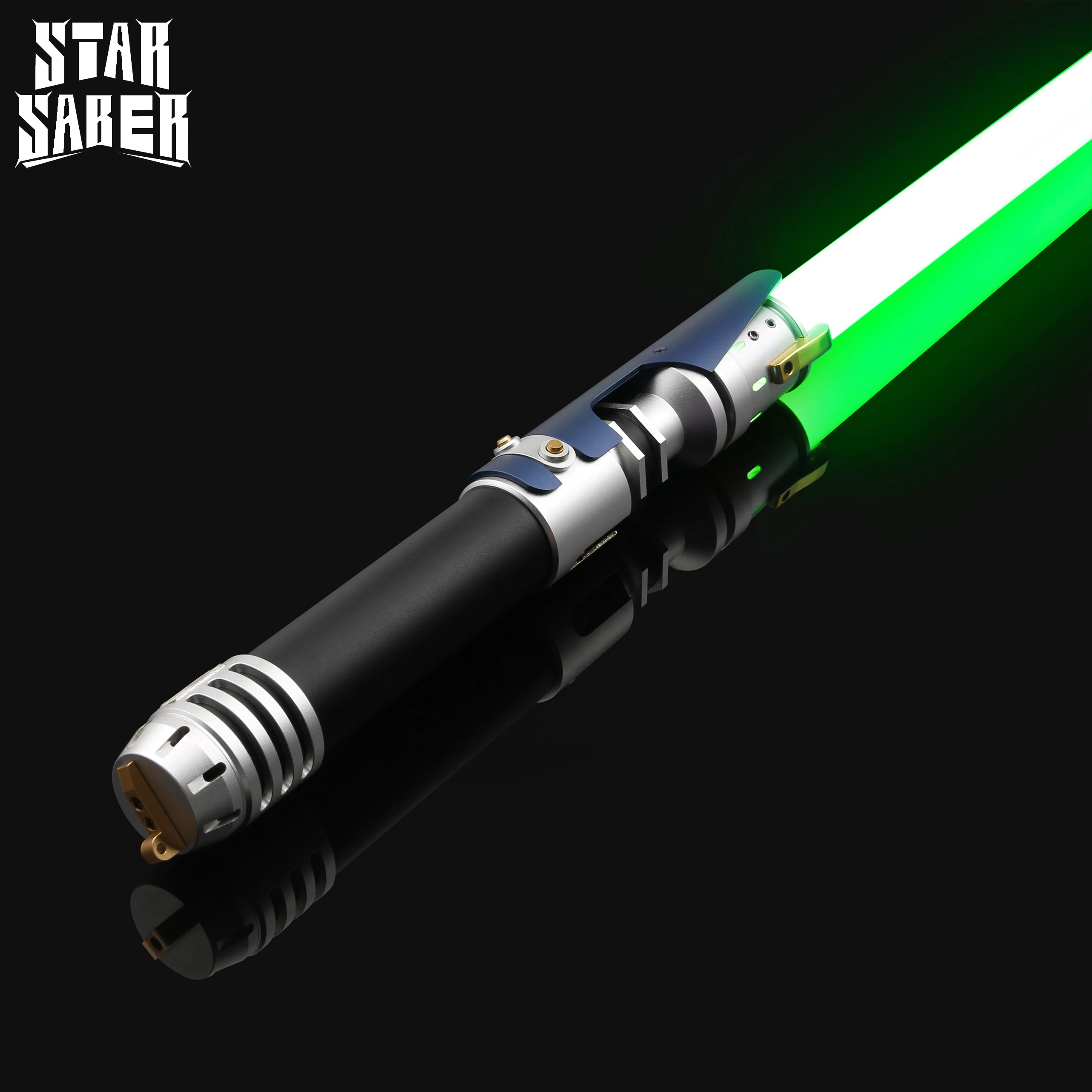 

Star SNV4 Relic hunter Heaving Dueling Lightsaber GLOW para Blaster Metal Hilt Toys Infinite Color Change Smooth Swing Blaster