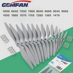 4PCS Gemfan APC Nylon Propeller 5050 6040 7050 7060 8040 8060 9045 9060 1050 1060 1070 1155 1260 1365 1470 Prop For RC Airplane