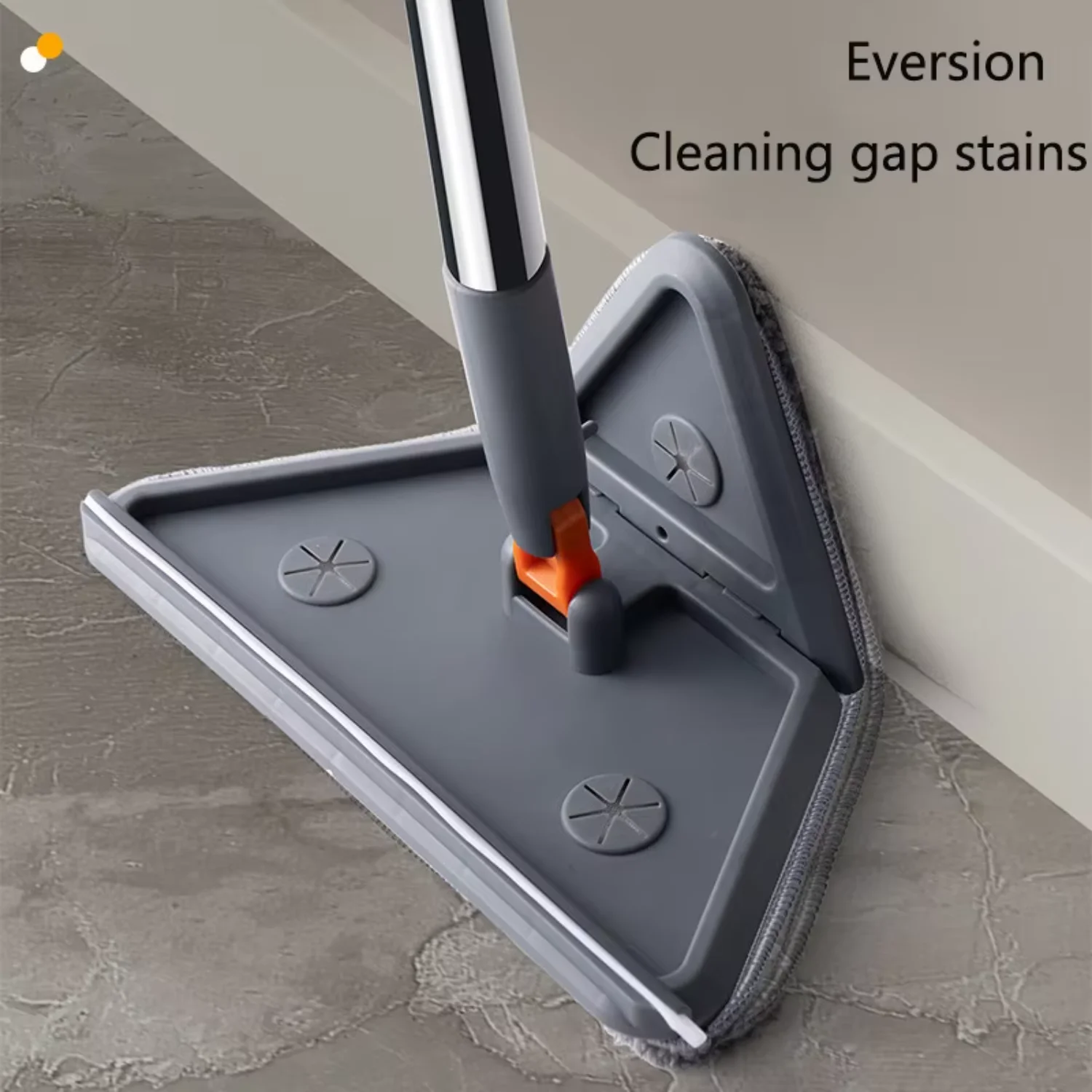 180° Triangle Mop Window Glass   with Long Handle Adjustable Dry and Wet Floor Household Cleaning Ceiling Dusting mop