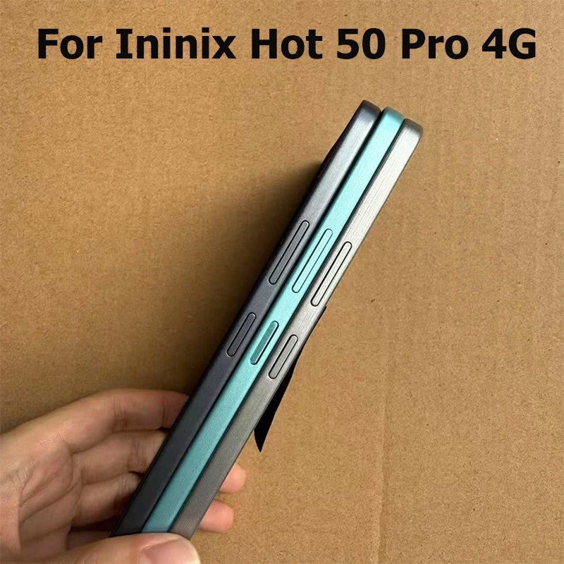 For Infinix Hot 50 Pro 4G Middle Frame Front LCD Frame Bezel Plate Housing Replacement X6881
