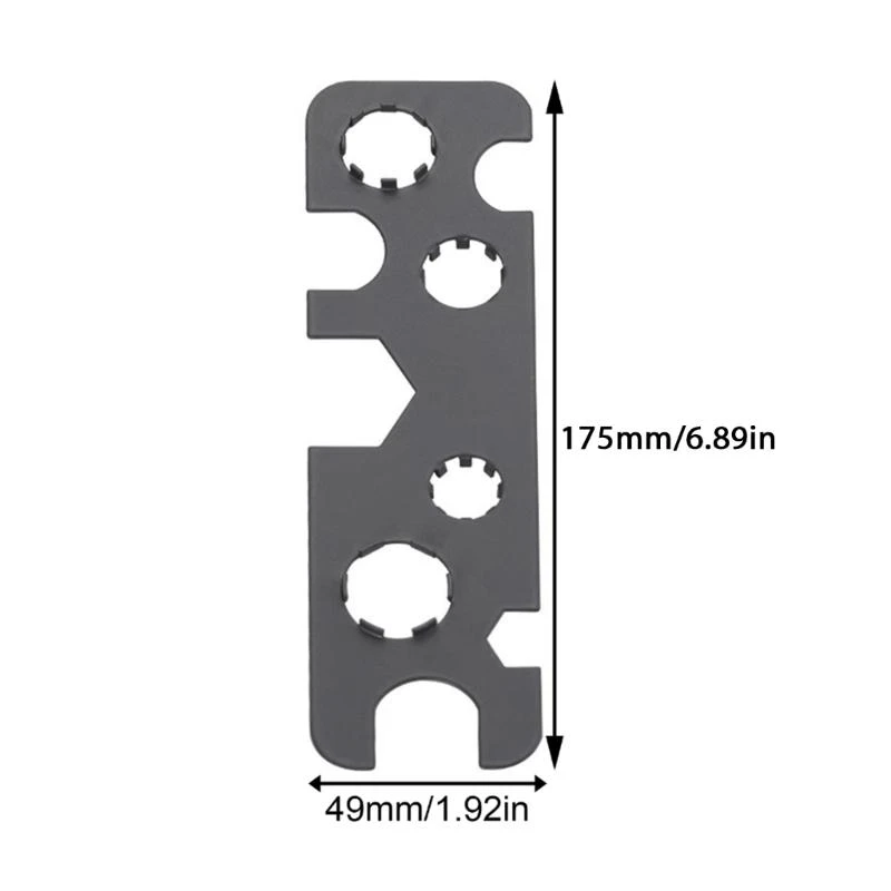 Ergonomic Aerator Repoval Key Wrench 9 in 1 Aerator Key for Universal Sink Tap