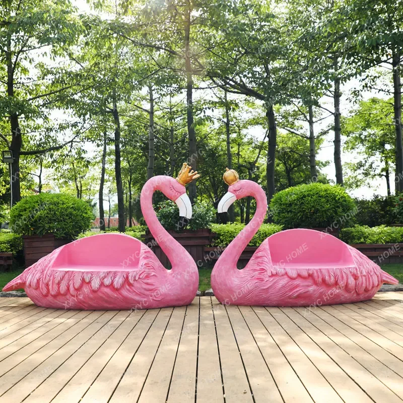 Fiberglass Outdoor Creative Dinosaur Cartoon Animal Casual Seat Shopping Mall Stool Kindergarten Sculpture Park Decoration