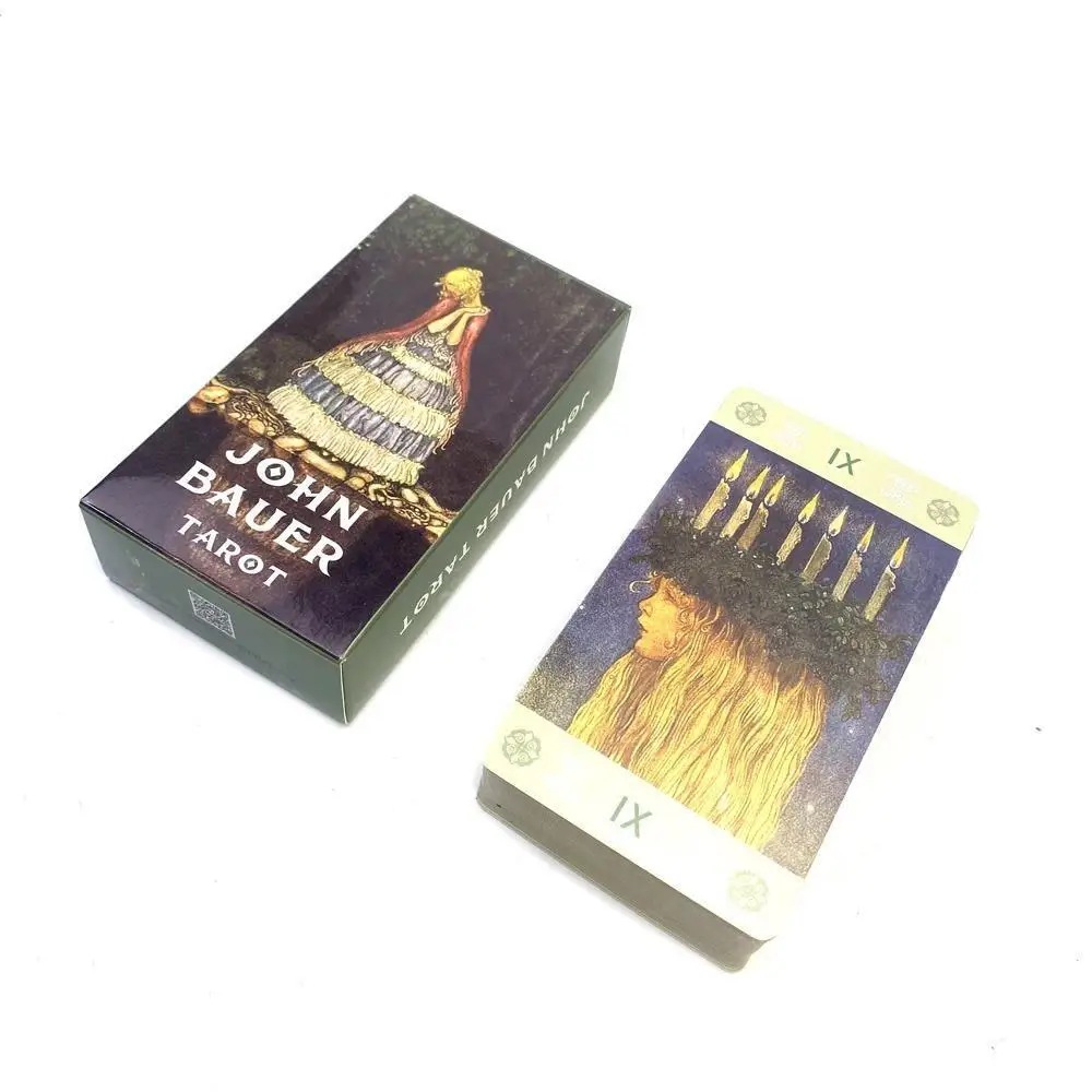 Bauer Tarot Cards A 78 Oracle English Visions Divination Edition Borad Playing Games 11x6cm