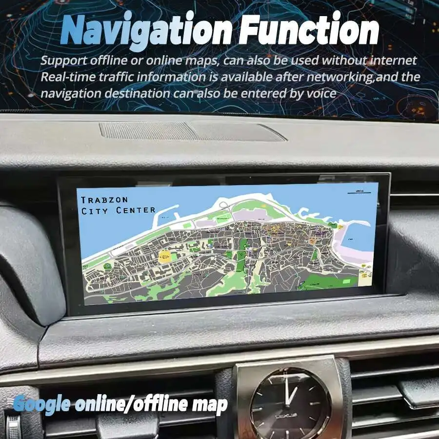 10,25 "Android 14 Radio de coche para Lexus IS RC 200 250 300 350 200t 300h 2013-2019 reproductor de vídeo Multimedia pantalla de Autoradio CarPlay