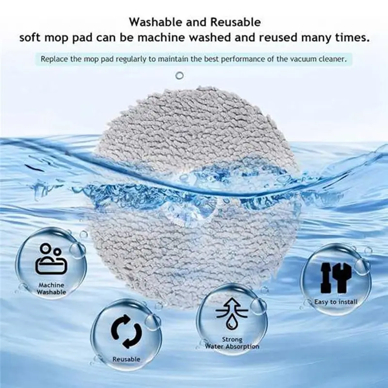 B90B 30Pcs Replacement Parts for iRobot for Roomba Plus 505/405 Combo, Brush HEPA Filter Mop Cloth Dust Bag