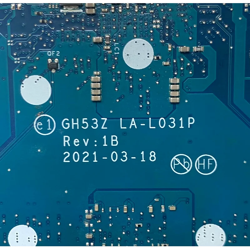 

For Acer Nitro AN515-45 Laptop Motherboard GH53Z LA-L031P With R5-5600H R7-5800H CPU RTX3060 6GB-GPU NB.QBC11.001 NB.QBC11.002
