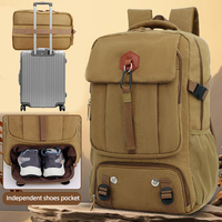 Travel Camping Backpack Men Outdoor Sports Hiking Knapsack Shoe Pack Dry Wet Training Bag Students Laptop Portable Storage Bag