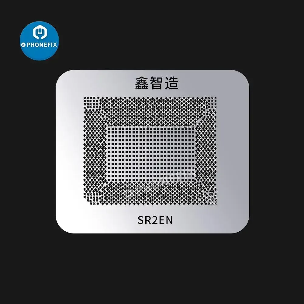 XinZhiZao 19 IN 1 MAC BGA CPU Reballing Stencil Plant Tin Platform for Macbook 2010-Air Pro Soldering Positioning Repair Plates