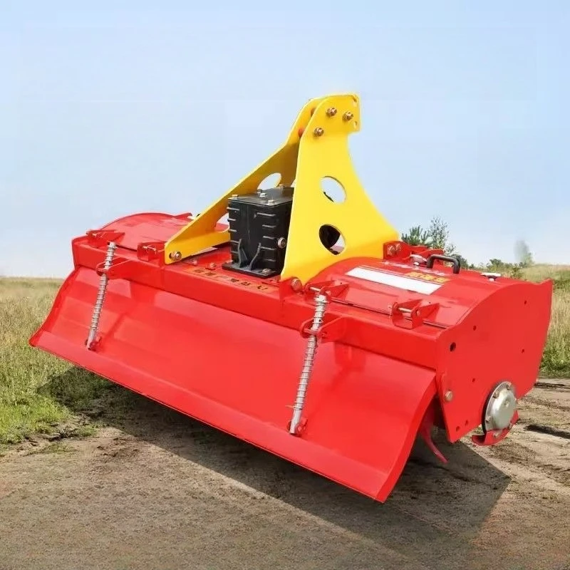 Agricultural reclamation knife rotary tiller Bilateral gear transmission Through shaft Rotary tiller for tilling cultivated land