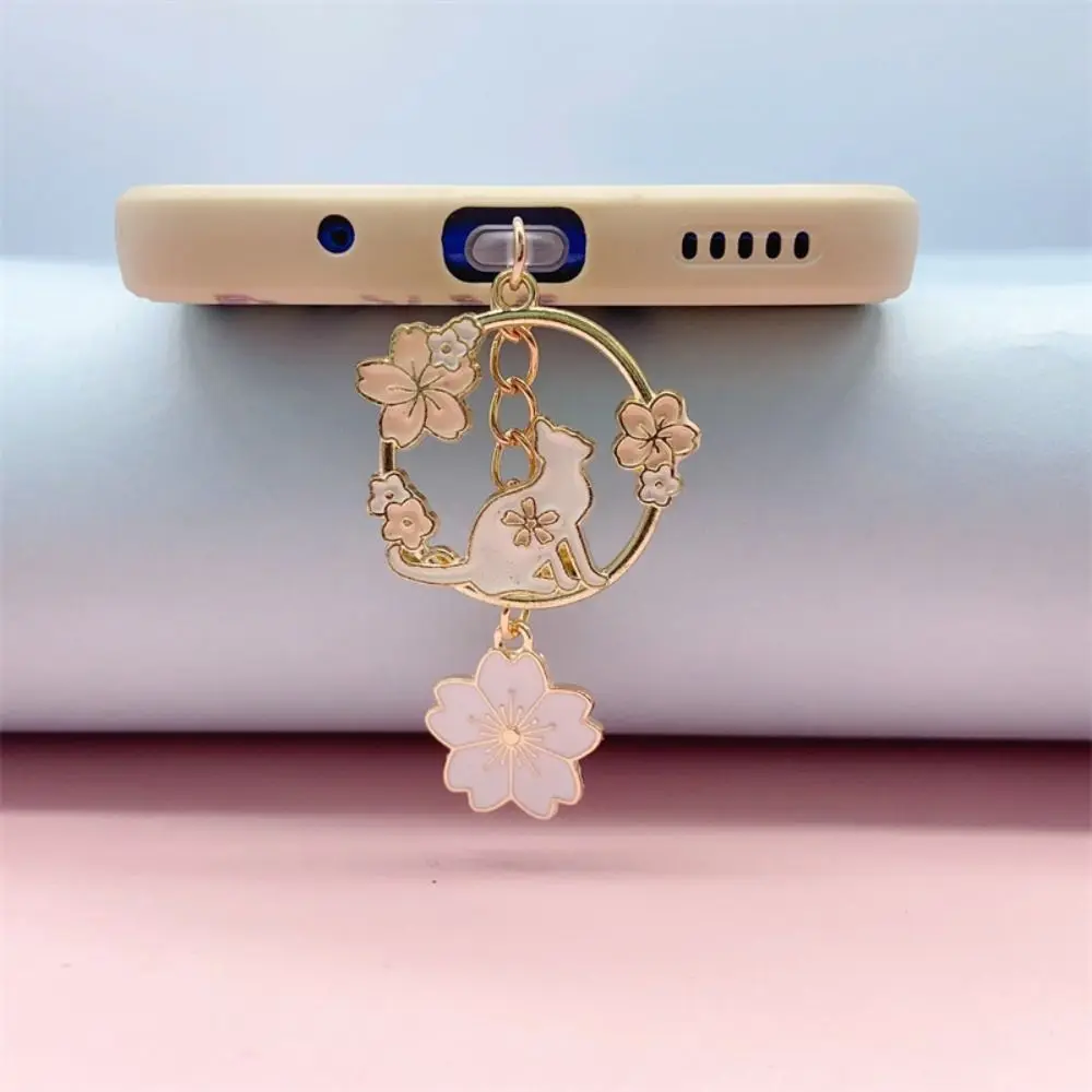 Sakura Rabbit Sakura Rabbit Dust Plug Dustproof 3.5mm Earphone Jack Type-C Anti Dust Plug Type C Charging Port Kawaii