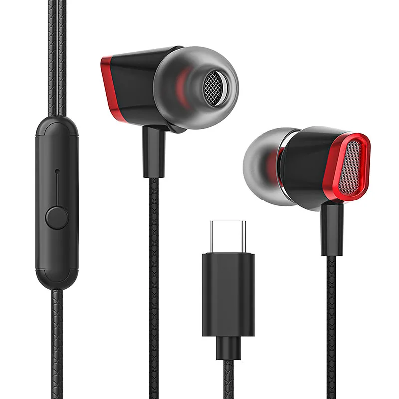 

Pop AAA TYPE C Wired Headphones With Microphone HiFi Bass Earphone Stereo Music Headphone Headset Mp3 Sport Phone Earbuds Micro