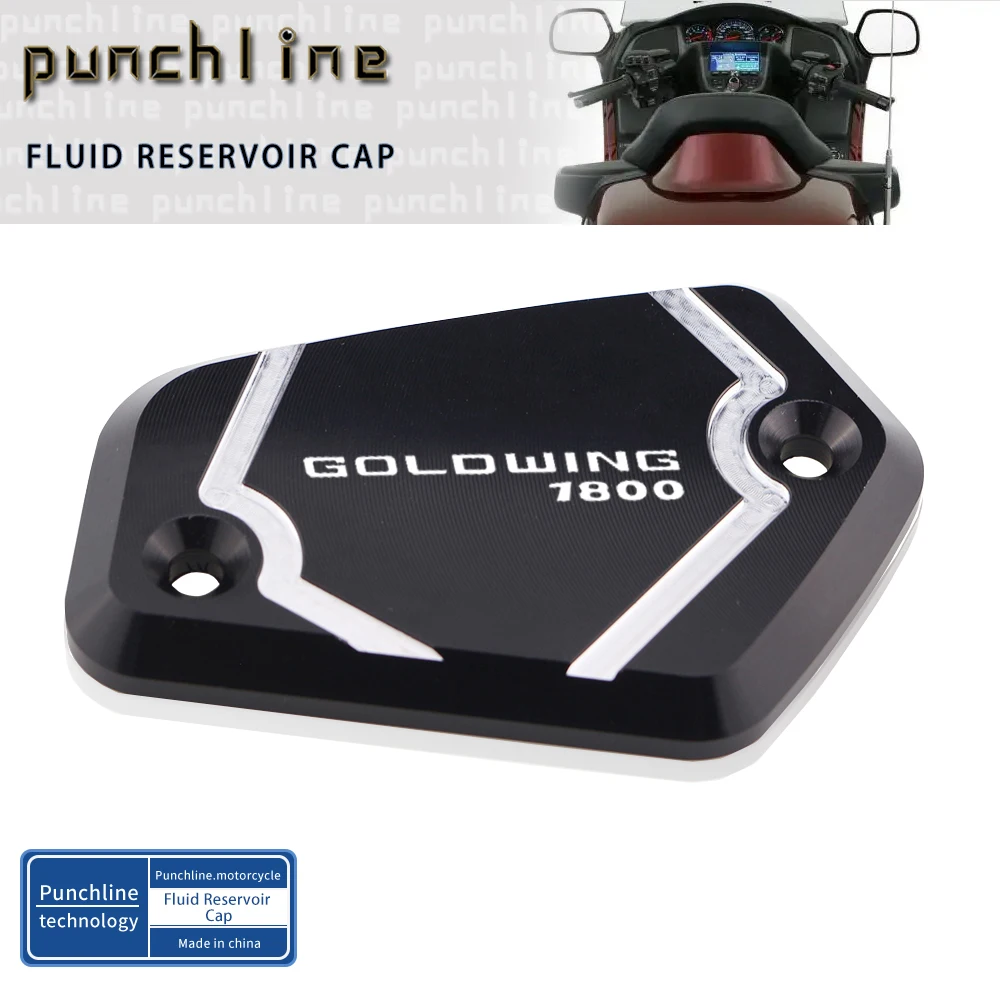 

Fit For Gold wing GL1800 GL 1800 2018-2022 Front Brake Fluid Reservoir Cap Cover