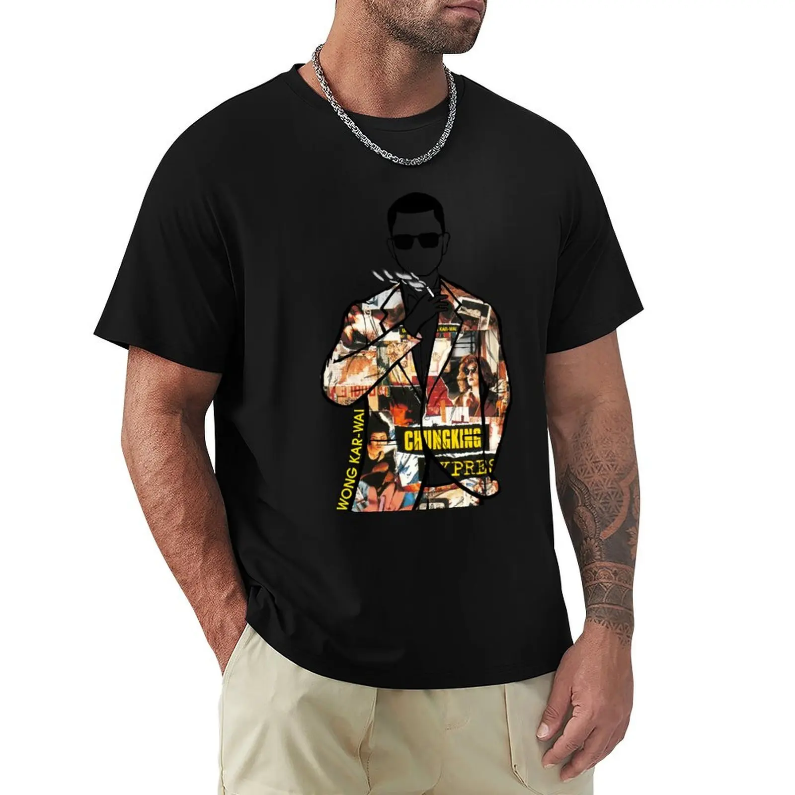 A Portrait of Wong Kar-Wai director of Chungking Express (2) T-Shirt Plus Size Comfort Fit Tee