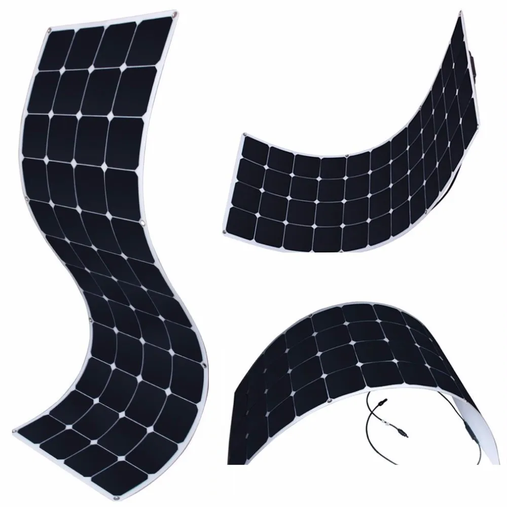 Hot selling waterproof 200 watt 300W 350w 500w Sunpower flexible solar panel