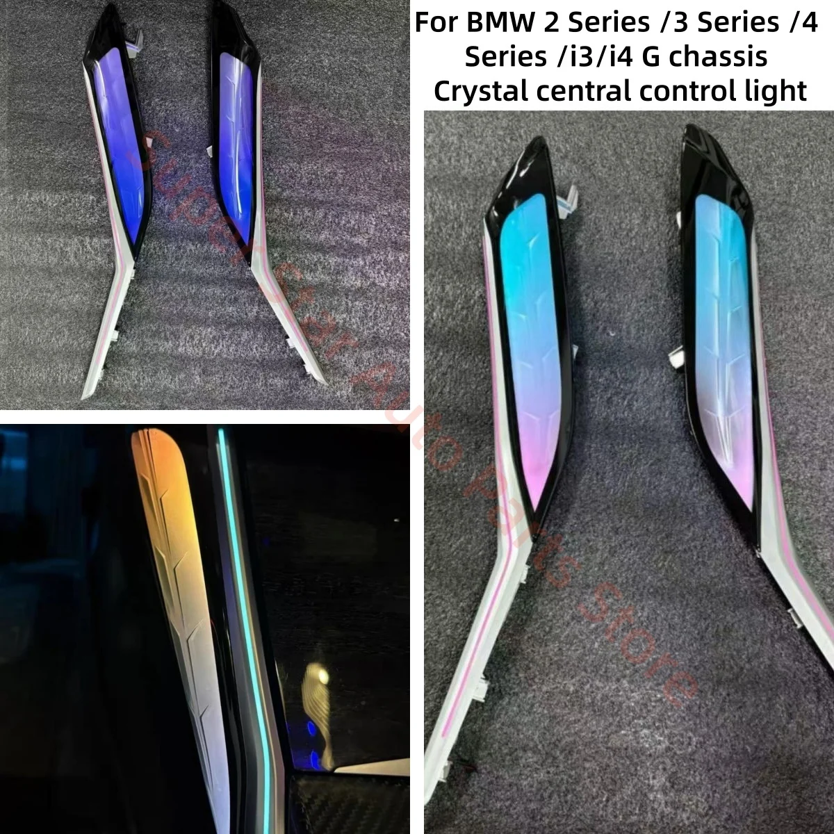 

Кристаллический центральный светильник управления для BMW 2/3/4 серии G20 G21 G42 G36, обновление автомобильного внутреннего освещения, автомобильные аксессуары