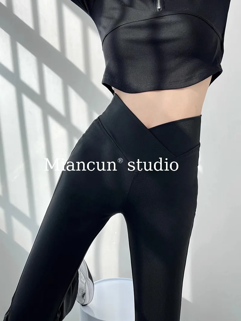 

V Waist Leggings 2024 Women High Waist Yoga Legging Four Way Stretchy Gym Tights Tummy Control Yoga Pants Fitness Sports Tights