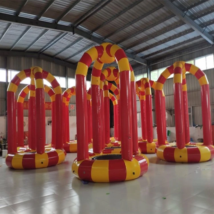 4m Diameter 6m Height inflatable Bungee Trampoline for Amusement Park Sport Game use