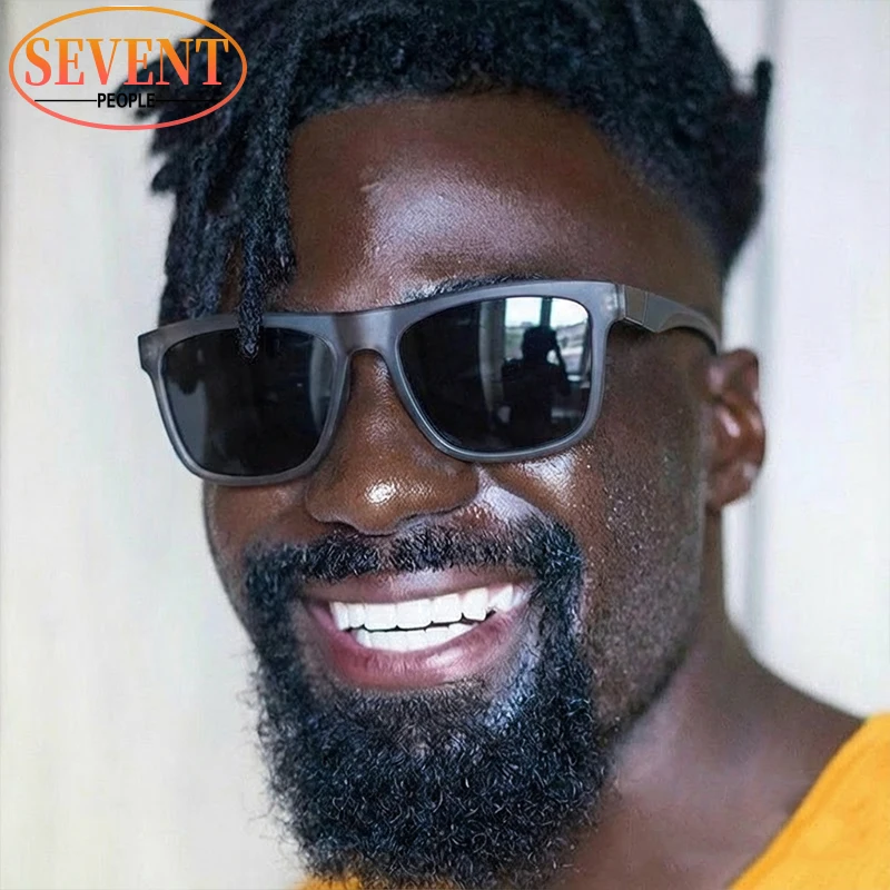 الاستقطاب المتضخم مربع فاسق النظارات الشمسية الرجال 2025 العلامة التجارية الفاخرة خمر Steampunk في الهواء الطلق نظارات شمسية للذكور القيادة ظلال