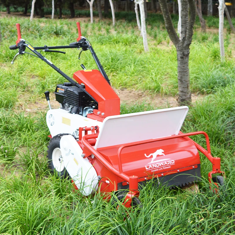 Multifunction Automatic Wheeled Grass Smart Cutting Machine Mini Crawler Remote Walk-behind agriculture Lawn Mower Customized