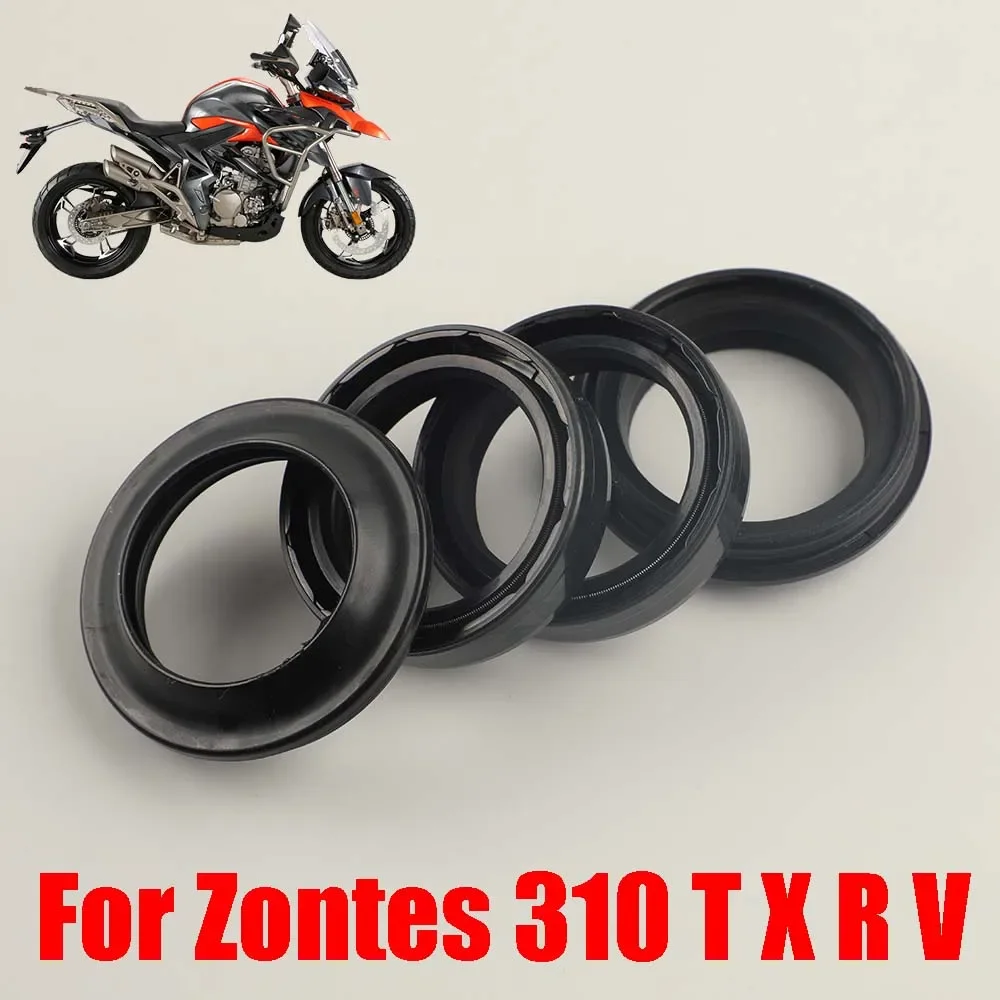 Sello de aceite de cubierta antipolvo de horquilla delantera para Zontes X310 T310 V310 R310 310X 310 X R T V ZT310 accesorios de motocicleta sellos de aceite absorbentes