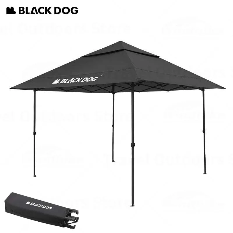 Naturehike BLACKDOG Garden Sun Shelter Gazebo Awning Camping Parasol Cloth 3x3m Silver Coating Sunshade Waterproof Outdoor Tarp