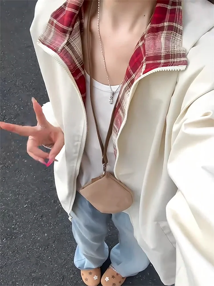 

Американский клетчатый воротник или Jaet, мужской уличный солнцезащитный костюм для верховой езды на подкладке, молодежное модное осенне-весеннее пальто