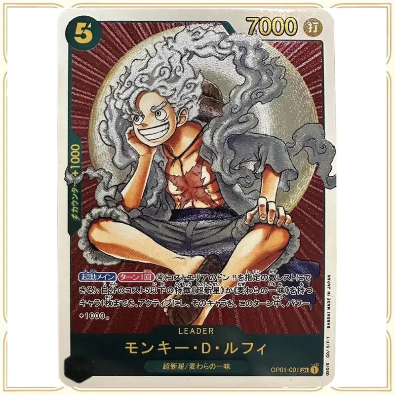 Anime une pièce Premium carte Flash garçon jeu carte à collectionner cadeau d'anniversaire de noël jeu de société jeux de Table