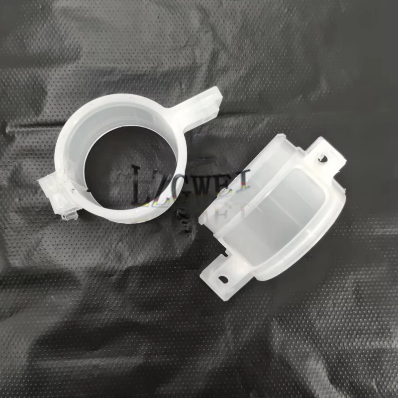 Motorcycle Front Fork Damper For Suzuki DR250 DR 250 Front Fork Guide Cover Cord Lock Shock Absorption Spillplate Plastic