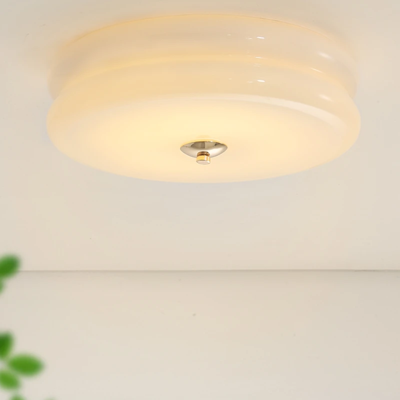 

Cloud bedroom ceiling light simple balcony aisle entrance cream windshield lamp