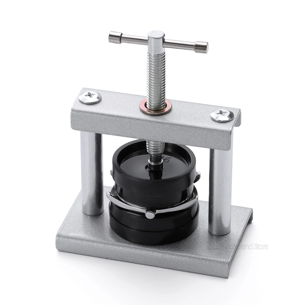 12/18pcs Metal Capping Machine Watch Press Set Watch Back Case Presser Closing for Change Battery Watchmaker Maintenance Kit